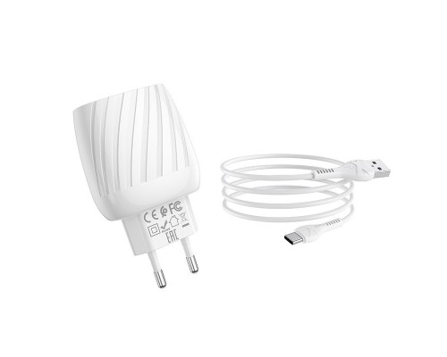 СЗУ Hoco C78A (2USB/2.4A) + Type-C (00000039237_1)