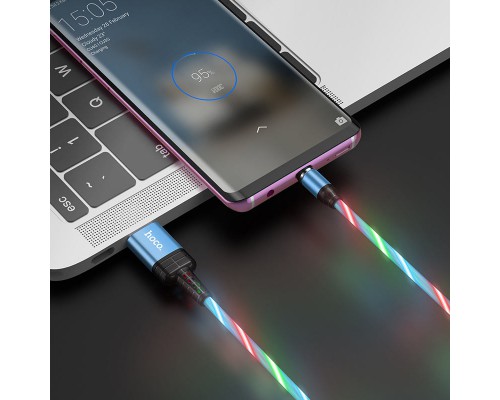 Дата кабель Hoco U90 "Ingenious streamer" MicroUSB (1m) (00000048107_2)
