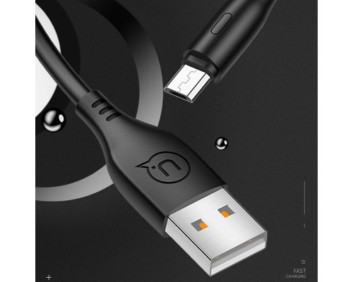 Дата кабель USAMS US-SJ268 U18 Round MicroUSB Cable (1m) (00000051937_1)