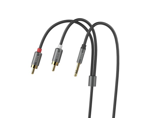 Аудио кабель Aux Hoco UPA10 Lotus Double RCA Audio 3.5 mm (1,5м) (00000032941_1)