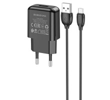 СЗУ Borofone BA64A Single port + MicroUSB (00000056919_2)