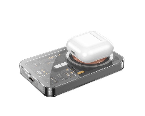 Портативное ЗУ Power Bank Hoco Q14 Ice Crystal PD20W с БЗУ 5000 mAh (00000068372_1)