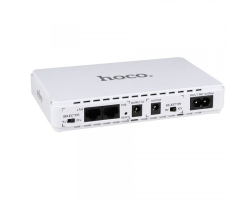Источник бесперебойного питания Hoco DB25 Smart Mini UPS для роутеров 5V/9V/12V 8800 mAh (00000065822_1)