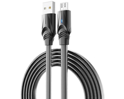 Дата кабель Borofone BU12 Synergy USB to MicroUSB (1.2m) (00000055365_1)