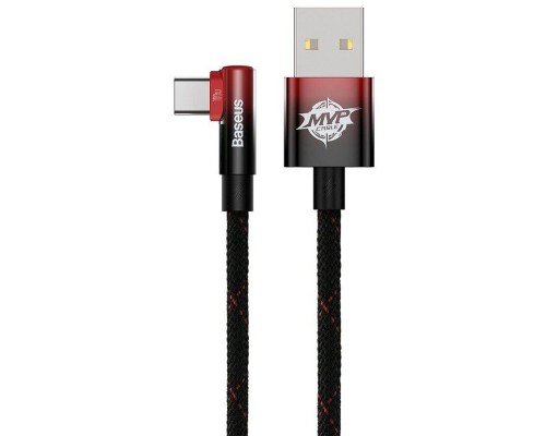 Дата кабель Baseus MVP 2 Elbow-shaped USB to Type-C 100W (2m) (CAVP000520) (00000063707_1)