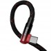 Дата кабель Baseus MVP 2 Elbow-shaped USB to Type-C 100W (2m) (CAVP000520) (00000063707_1)