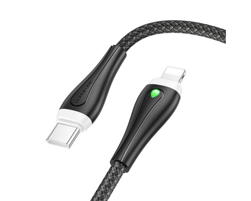 Дата кабель Borofone BX100 Advantage 27W Type-C to Lightning (1m) (00000067643_1)