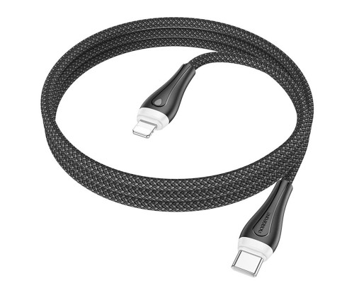 Дата кабель Borofone BX100 Advantage 27W Type-C to Lightning (1m) (00000067643_1)