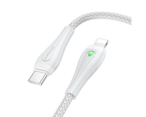 Дата кабель Borofone BX100 Advantage 27W Type-C to Lightning (1m) (00000067643_2)