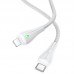 Дата кабель Borofone BX100 Advantage 27W Type-C to Lightning (1m) (00000067643_2)
