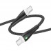 Дата кабель Borofone BX100 Advantage 60W Type-C to Type-C (1m) (00000067644_1)