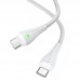 Дата кабель Borofone BX100 Advantage 60W Type-C to Type-C (1m) (00000067644_2)
