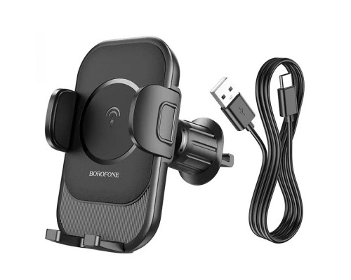 Автодержатель с БЗУ Borofone BH204 Blue Charm (air outlet) (00000067647_1)