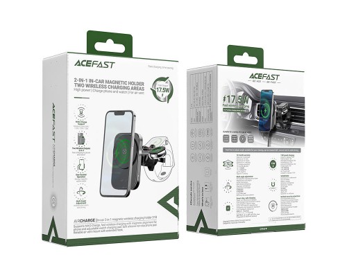 Автодержатель с БЗУ Acefast D18 2in1 in-car (00000069172_1)