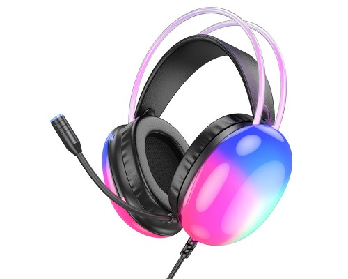 Накладные наушники Hoco W109 Rich gaming (USB+3.5mm/2m) (00000067607_1)