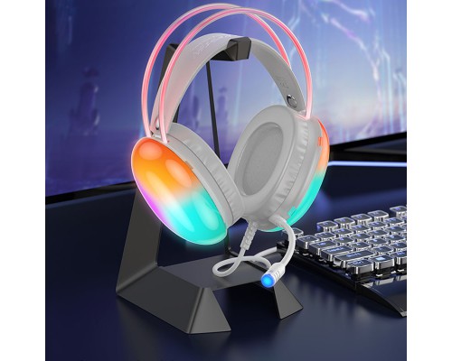 Накладные наушники Hoco W109 Rich gaming (USB+3.5mm/2m) (00000067607_2)
