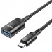 Переходник Hoco U107 Type-C male to USB female USB3.0 (00000066109_1)