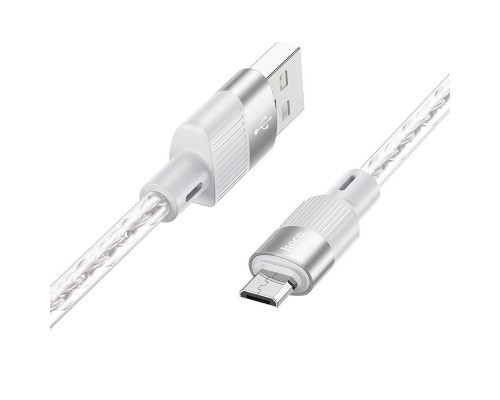 Дата кабель Hoco X99 Crystal Junction USB to MicroUSB (1.2m) (00000066113_1)