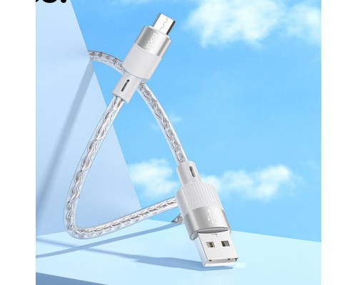 Дата кабель Hoco X99 Crystal Junction USB to MicroUSB (1.2m) (00000066113_1)