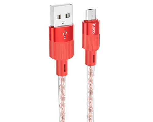 Дата кабель Hoco X99 Crystal Junction USB to MicroUSB (1.2m) (00000066113_2)