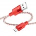 Дата кабель Hoco X99 Crystal Junction USB to MicroUSB (1.2m) (00000066113_2)