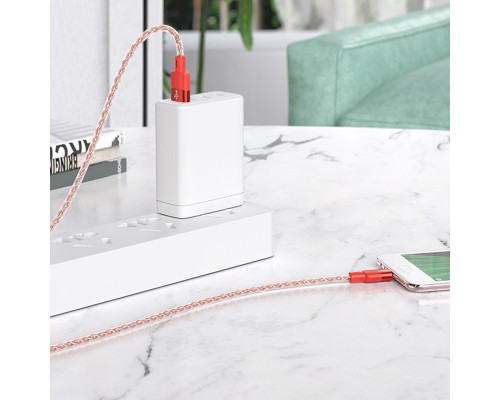 Дата кабель Hoco X99 Crystal Junction USB to MicroUSB (1.2m) (00000066113_2)
