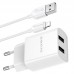 СЗУ Borofone BA53A Powerway (2USB/2.1A) + MicroUSB (00000055346_2)