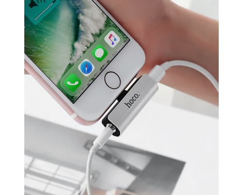 Переходник Hoco LS25 Lightning to 3,5 AUX (00000032939_1)