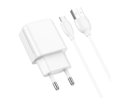СЗУ Borofone BA64A Single port + MicroUSB (00000056919_1)