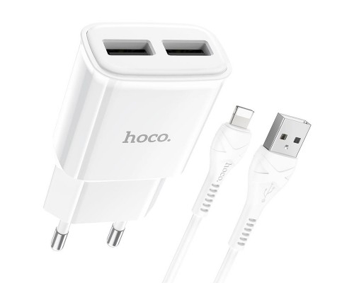 СЗУ HOCO C88A (2USB/2.4A) + Lightning (00000055839_1)