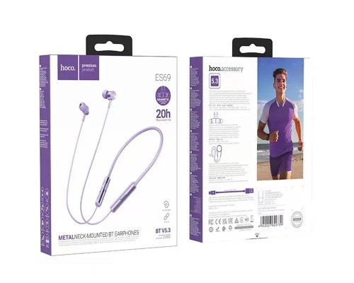Bluetooth Наушники Hoco ES69 Platium neck-mounted (00000067599_1)