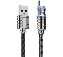 Дата кабель Hoco U122 Lantern Transparent Discovery Edition USB to Type-C (00000066070_1)