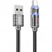 Дата кабель Hoco U122 Lantern Transparent Discovery Edition USB to Type-C (00000066070_1)
