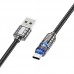 Дата кабель Hoco U122 Lantern Transparent Discovery Edition USB to Type-C (00000066070_1)