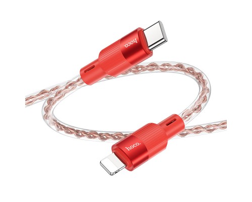 Дата кабель Hoco X99 Crystal Junction PD 27W Type-C to Lightning (1.2m) (00000066072_1)