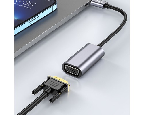 Переходник Hoco UA21 Origin Type-C to VGA (00000066073_1)
