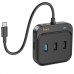 Переходник HUB Hoco HB37 Easy link 6-in-1 Multiport Adapter (HDTV+RJ45+USB3.0+USB2.0*2+PD100W) (00000066078_1)