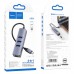 Переходник HUB Hoco HB34 Easy link Type-C Gigabit network adapter (Type-C to USB3.0*3+RJ45) (00000066079_1)
