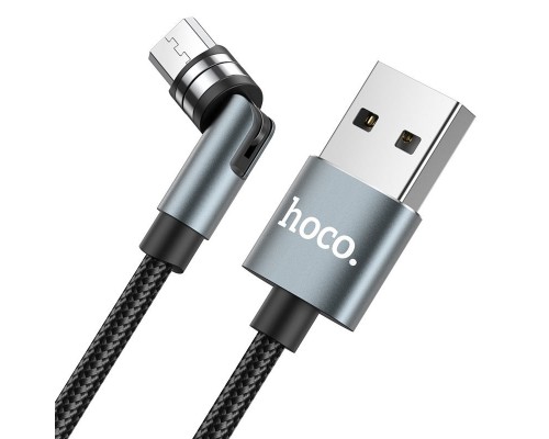 Дата кабель Hoco U94 "Universal magnetic" MicroUSB (1.2 m) (00000041685_1)