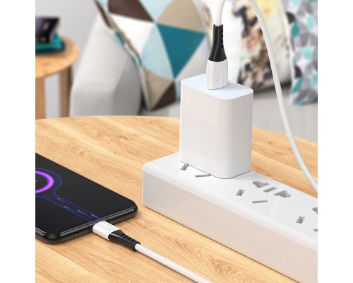 Дата кабель Hoco X82 Silicone USB to MicroUSB (1m) (00000076412_1)