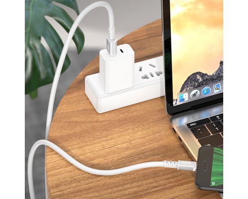 Дата кабель Hoco X85 Strength USB to MicroUSB (1m) (00000076280_1)