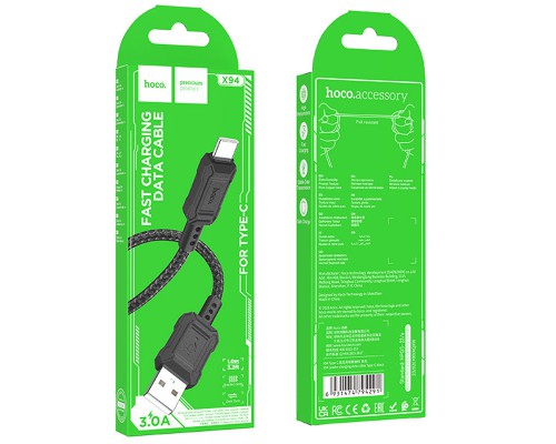 Дата кабель Hoco X94 Leader USB to Type-C (1m) (00000076282_1)