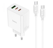 СЗУ Hoco C126A PD40W+QC3.0 (1USB/2Type-C) + Type-C to Type-C (00000068933_1)