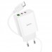 СЗУ Hoco C126A PD40W+QC3.0 (1USB/2Type-C) + Type-C to Type-C (00000068933_1)