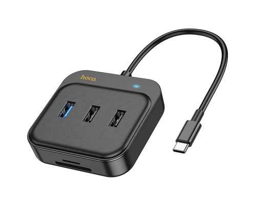 Переходник HUB Hoco HB38 Easy link 7-in-1 Multiport Adapter(HDTV+SD/TF+USB3.0+USB2.0*2+PD100W) (00000066121_1)