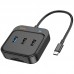 Переходник HUB Hoco HB38 Easy link 7-in-1 Multiport Adapter(HDTV+SD/TF+USB3.0+USB2.0*2+PD100W) (00000066121_1)