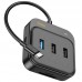 Переходник HUB Hoco HB38 Easy link 7-in-1 Multiport Adapter(HDTV+SD/TF+USB3.0+USB2.0*2+PD100W) (00000066121_1)