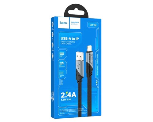 Дата кабель Hoco U119 Machine charging data USB to Lightning (1.2m) (00000066092_2)