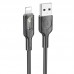 Дата кабель Hoco U120 Transparent explore intelligent power-off USB to Lightning (1.2m) (00000066124_1)