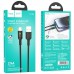 Дата кабель Hoco U120 Transparent explore intelligent power-off USB to Lightning (1.2m) (00000066124_1)